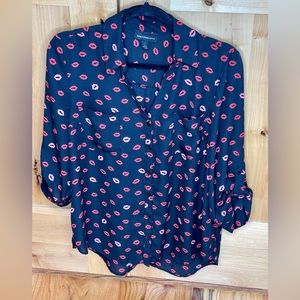 Valentine’s Day 3/4 Sleeve Blouse